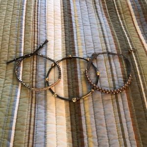 Set of three Stella & Dot Bracelets